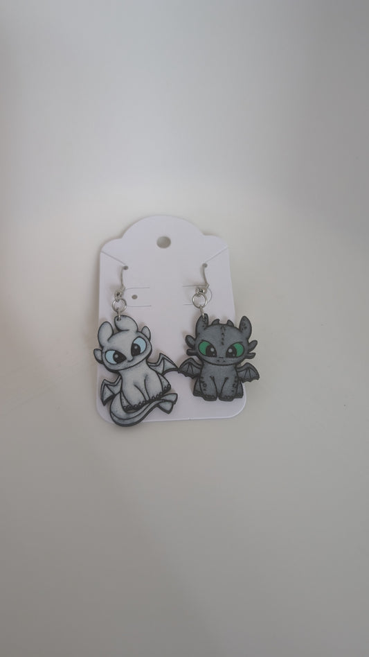 Boucles d'oreilles Dragons